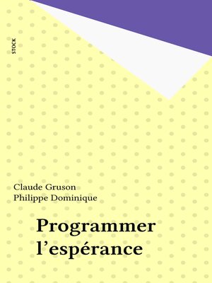 cover image of Programmer l'espérance